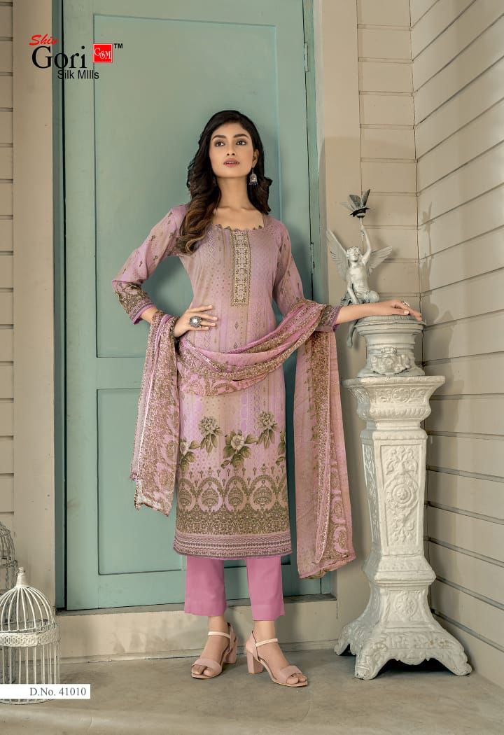 Shiv Gori Punjabi Kudi 41 Cotton Printed Casual Wear Dress Material Collection